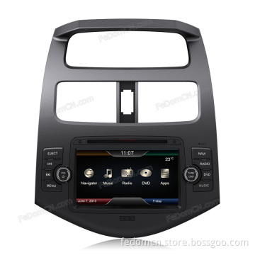 7 Inch TFT LCD Touch Screen Car DVD GPS Navigation System for Chevrolet Spark with Bluetooth+Radio+iPod+Video